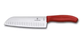 VICTORINOX Swiss Classic Nôž Santoku 17 cm červená (6.8521.17B)
