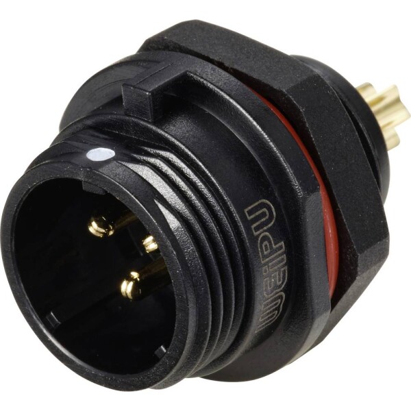 Weipu SP1312 / P 3 guľatý faston, 1 ks; SP1312 / P 3