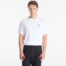 Tričko Lacoste Crewneck T-Shirts White 4