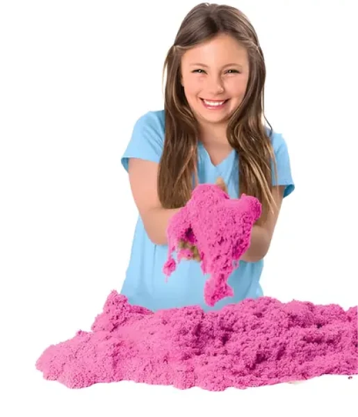 Spin Master Kinetic Sand Color Bag ružová