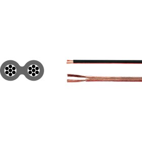 Helukabel 40184 kábel k reproduktoru 2 x 4.00 mm² čierna 500 m; 40184