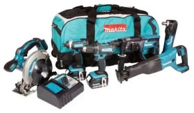 Makita DLX6038T / Sada aku náradia: DDF482 DTD152 DJR186 DSS610 DTM51 DHR202 / 18V / Li- ION / 3x 5.0 Ah (DLX6038T)