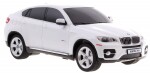 RASTAR Auto na diaľkové ovládanie R / C BMW X6 Rastar 1:24 biele