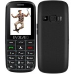 EVOLVEO EasyPhone EG + stojan čierna / 2.4 / SOS / Bluetooth / microSDHC (EP-550-EGB)