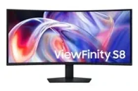 40" Samsung ViewFinity S8 čierna / Monitor / VA Curved / 5120 x 2160 / 21:9 / 144Hz / Thunderbolt 5 / KVM (LS40H850TAUXEN)