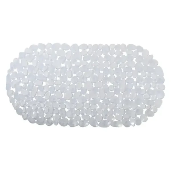 MSV GALETS protišmyková podložka do vane priehľadná / PVC / 35 x 68 cm