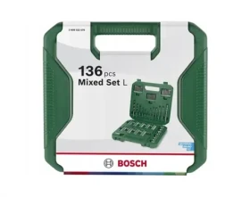 BOSCH Sada bitov a vrtákov 136 ks / Sada bitov a vrtákov (2608522570)