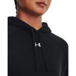 Mikina Under Armour Rival Fleece Hoodie Black/ White XS