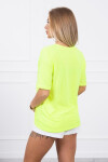 Halenka s potiskem Magic yellow neon UNI