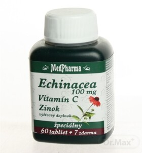 MedPharma ECHINACEA 100MG, VITAMÍN C, ZINOK