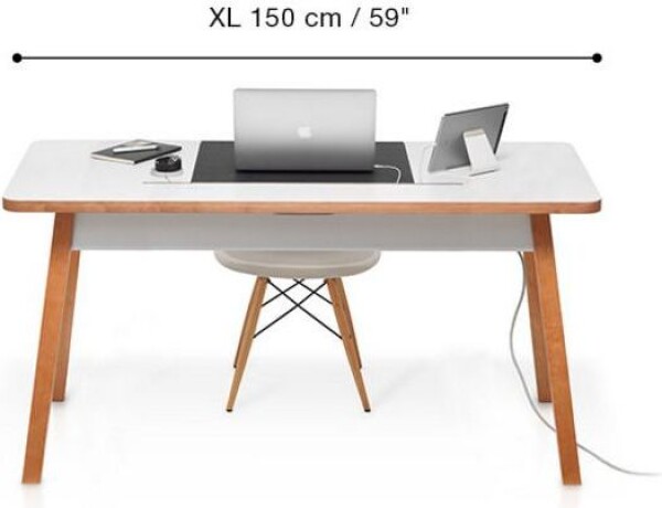 BlueLounge StudioDesk XL biele 150 cm x 70 cm