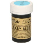 Gélová farba baby blue 25 g - Sugarflair - Sugarflair