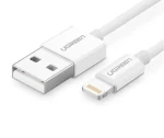 Ugreen Kábel USB-A (M) - Lightning (M) 1m biela (6957303827282)