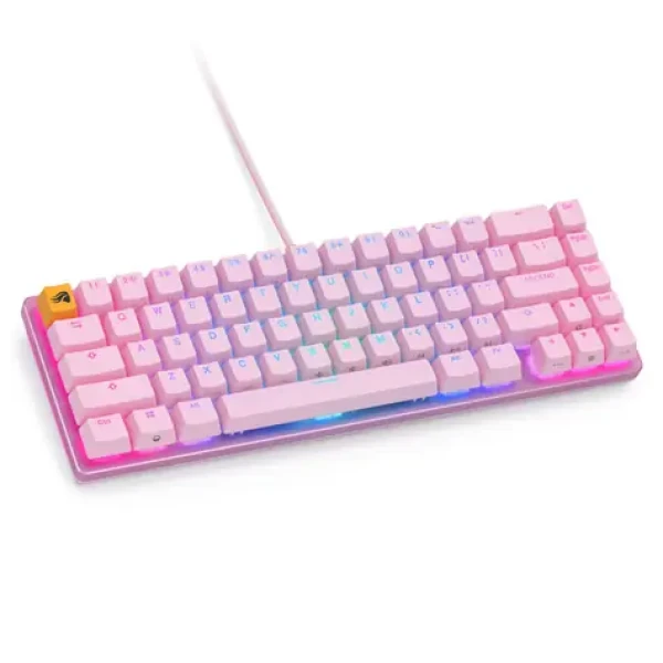 Glorious GMMK 2 Compact - Fox Linear ANSI ružová / herná 65% TKL / USB-C / ANSI (US) layout / Fox Linear / RGB / 1.8m (GLO-GMMK2-65-FOX-P)
