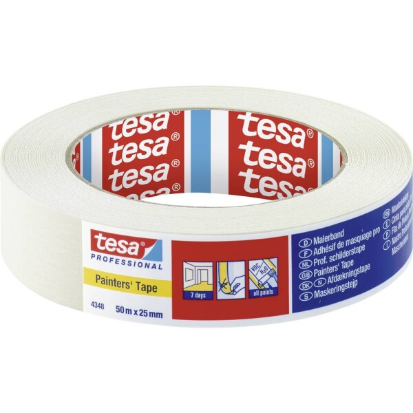 Tesa STANDARD 04348-00016-03 krepová lepiaca páska tesakrepp® béžová (d x š) 50 m x 25 mm 1 ks; 04348-00016-03