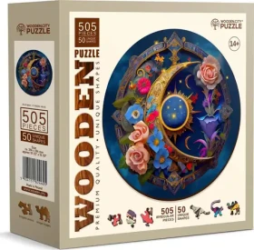 Wooden City Drevené puzzle Kvetinový Mesiac 505 dielikov