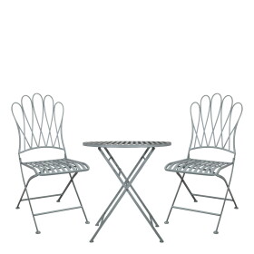 Chic Antique Zahradní set stolku s židlemi Bistro Sky Blue