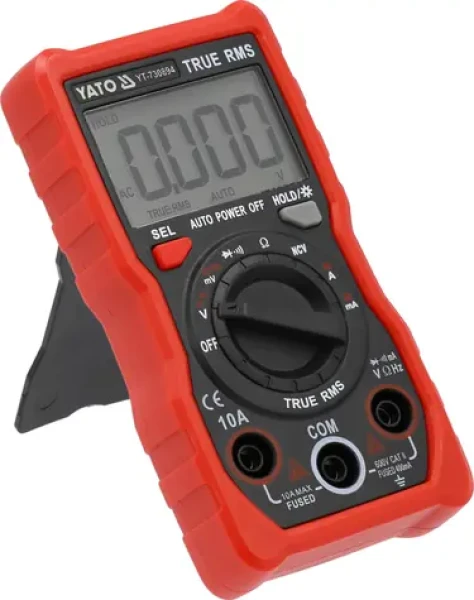 YATO YT-730894 / Digitálny multimeter / True RMS / NCV / LCD 4000 / AC / DC 600V (YT-730894)