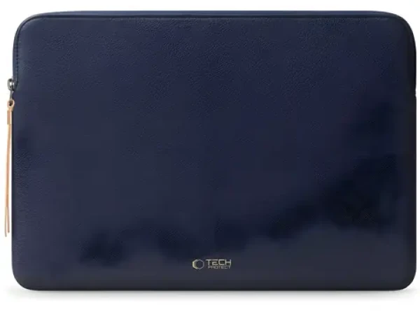 Tech-Protect Fleece tmavo modrá / Puzdro pre notebook / 15-16" / fleecové