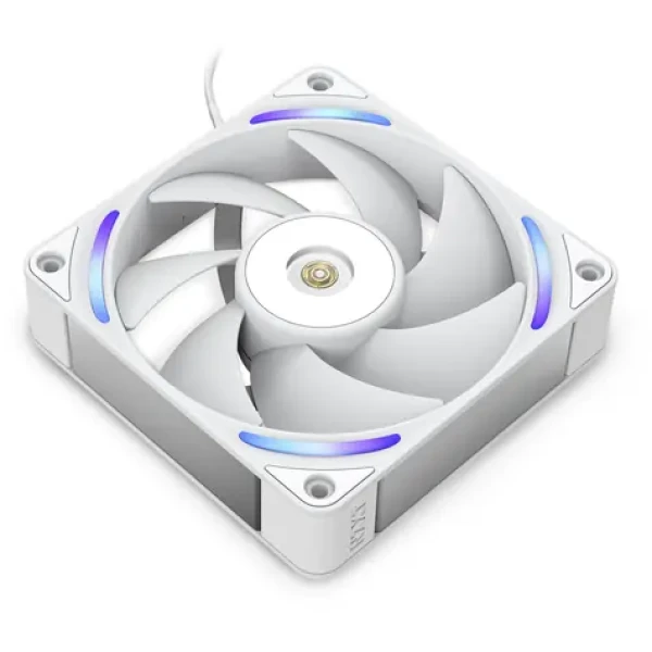 NZXT F120X biela / 120mm / Fluid Dynamic Bearing / 41 dB @ 2300 RPM / 104 CFM / 4-pin PWM + 4-pin RGB (RF-U12PN-W1)