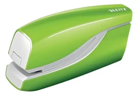 Leitz NeXXt Wow 5566 zelená / Elektrická zošívačka / Kapacita 10 listov / Batériové napájanie (55661054)