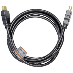 Maxtrack HDMI prepojovací kábel Zástrčka HDMI-A, Zástrčka HDMI-A 3.00 m čierna C 215-3 L 4K UHD HDMI kábel; C 215-3 L