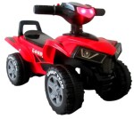 Mamido Detské odrážadlo Goodyear v čerešňovej farbe so svetlami a klaksónom