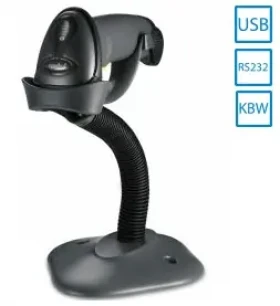 Motorola čítačka LS2208 SR / snímač 1D čiarových kódov / USB / RS-232 / KBW / Kit USB / stojan / tmavo-šedá (LS2208-7AZU0300SR)