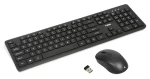 Ibox Workstation Pro Kit čierna / Bezdrôtová klávesnica a myš / 2,4 GHz / 800-1600 DPI / US layout (IKM5010W)