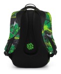 Školský set Bagmaster BAG 23 A Set Green/black/grey