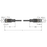 Turck RKC4.4T-0.6-RSC4.4T/TXL3013 upravený zástrčkový konektor pre senzory - aktory, 6630917, piny: 4, 0.60 m, 10 ks; 6630917