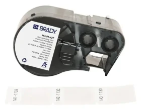 BRADY B-427 Samolamínovacie vinylové štítky biele / Štítky do tlačiarne / Vinyl / 25,4x38,1 mm / 180 ks (M4-91-427)