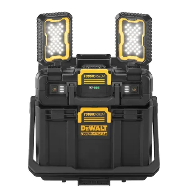 DeWalt DWST08061-1 / Aku nastaviteľné pracovné svetlo s úložným priestorom TOUGHSYSTEM 2.0 / 18V 5V / Bez Aku (DWST08061-1)