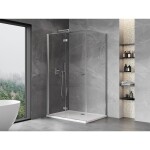 MEXEN/S - Mist-F sprchovací kút skladacie dvere ľavá 120 x 75, transparent, chróm 8A6T-120-075-01-00-L