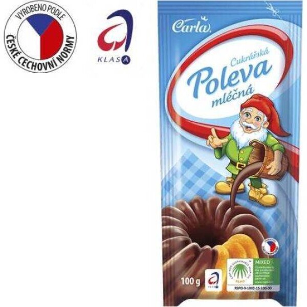 Carla Cukrářské mléčné poleva (100 g) - dortis - dortis