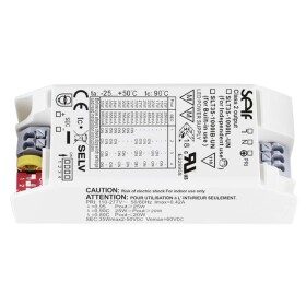 Self Electronics SLT35-1000IB-UN LED driver konštantný prúd 35 W 250 - 1000 mA 2 - 50 V/DC bez možnosti stmievania, schválenie nábytku, montáž na nehorľavom; SLT35-1000IB-UN