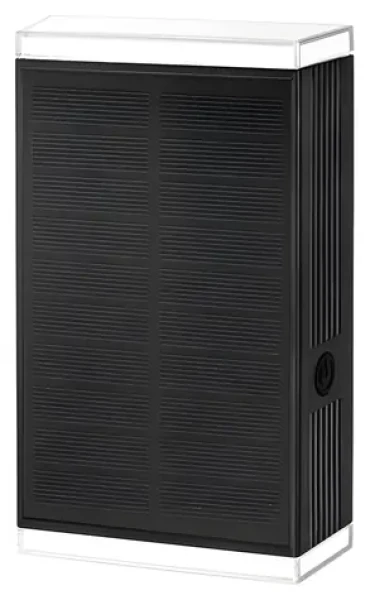 Immax SUN Easy čierna / Vonkajšie solárne LED osvetlenie / nástenné / IP44 / 4000K (08514L)