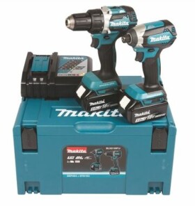 Makita DLX2189TJ / Sada aku náradia: vŕtačka DDF484Z amp; rázový uťahovač DTD153Z / 18V / 2x 5.0Ah (DLX2189TJ)