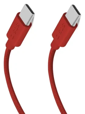 SBS USB-C - USB-C červená / Kábel / 60 W Power Delivery / 1,5 m