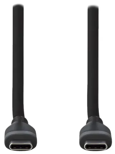 Nedis USB-C - USB-C čierna / Kábel USB-C / USB 2.0 / 60 W / 1,5 m (CCGB60820BK15)