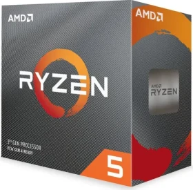 AMD RYZEN 5 3600 @ 3.6GHz / Turbo 4.2GHz / 6C12T / L1 512kB L2 3MB L3 32MB / AM4 / Zen 2 / 65W / Wraith (100-100000031BOX)