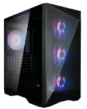 Zalman Z9 Iceberg čierna / Midi tower ATX / 4X 140mm ARGB / 2x USB 3.0 + 2x USB 2.0 + 1x USB-C / temperované sklo (Z9 Iceberg MS Black)