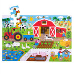 Bigjigs Toys Podlahové puzzle Farma