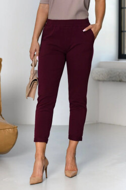 Dámske nohavice LENA DARK MAROON XL
