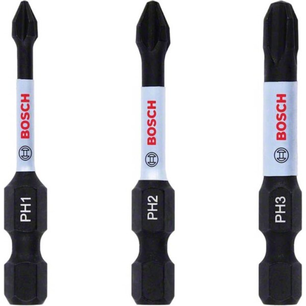 Bosch Accessories Bosch Power Tools 2608522491 krížový bit, 3-dielna, krížový PH, 1/4 ; 2608522491