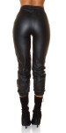 Sexy faux leather pants Jogger Style black