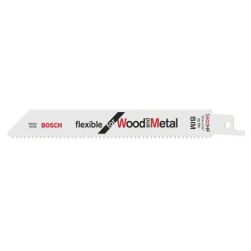 Bosch Accessories 2608656016 Pílový list Sabre S 922 HF, Flexibilný pre drevo a kov, 5 ks Dĺžka rezacieho listu 150 mm 5 ks; 2608656016