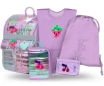 BAAGL SET 5 Zippy Lavender: aktovka, peračník, sáčok, zástera, peňaženka (A-36022)