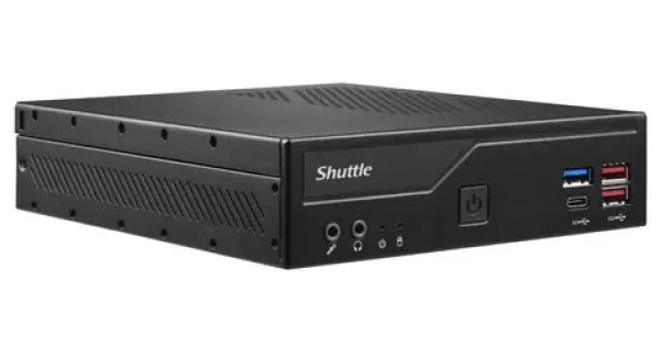 Shuttle XPC slim DH670V2 čierna / LGA1700 / 2xDDR4 / 1xSATA / 2x M.2 / 2x2.5GLAN / Bez OS (DH670V2)