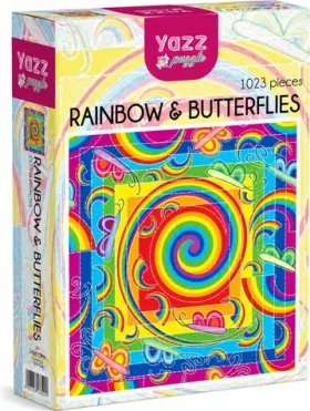 YAZZ Puzzle Dúha a motýle